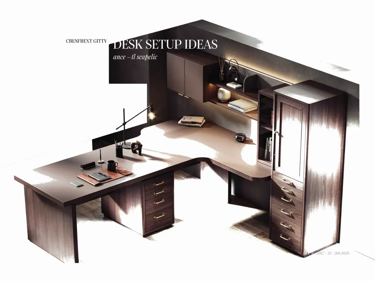 Desk Setup Ideas for Small Spaces | Boost Productivity with Ergonomic Home Office Desk Layouts