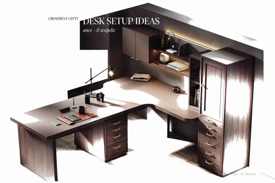 Desk Setup Ideas for Small Spaces | Boost Productivity with Ergonomic Home Office Desk Layouts