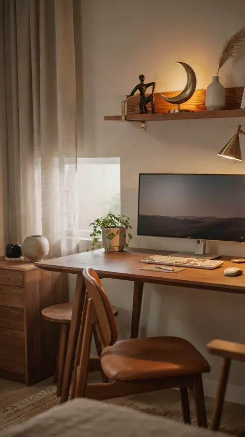 Before & After: My Minimalist Home Office Desk Makeover | Workspace Inspo