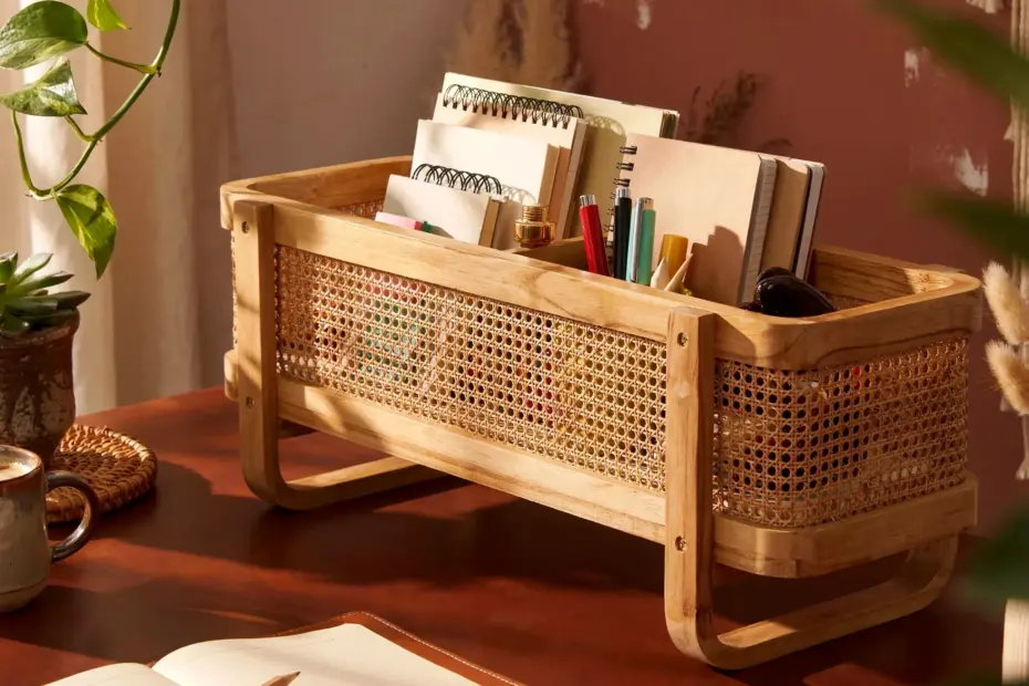 IKEA RISATORP Desk Organizer: Quick WFH Desk Setup