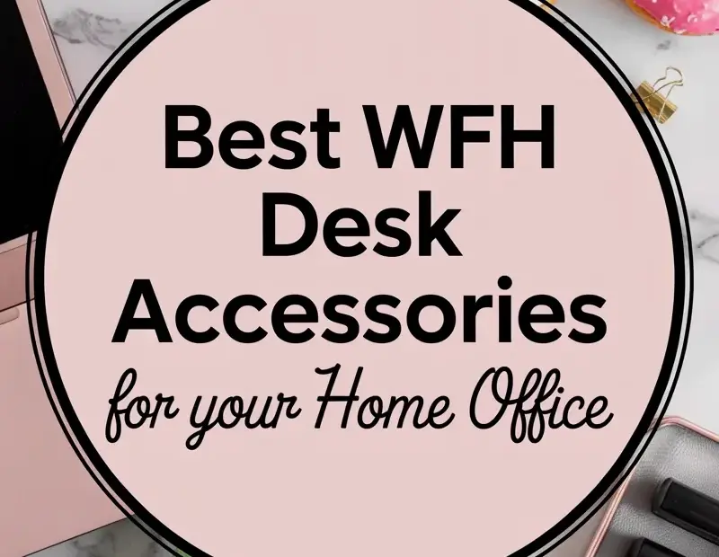 Spring Home Office Desk Accessories 🌷 Best WFH Finds for a Pink & Black Desk Setup