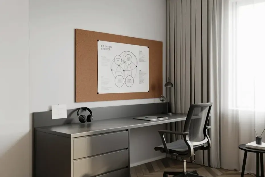 Calm Home Office Decor Ideas from a Clay Apartment