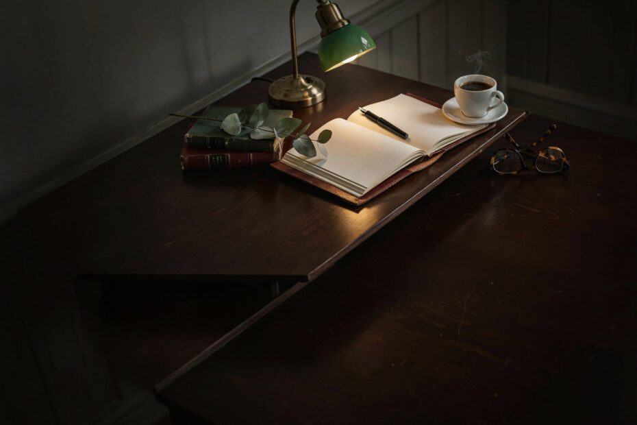 Minimalist Side Table for Home Office | Functional Workspace Decor | Small Desk Accessory