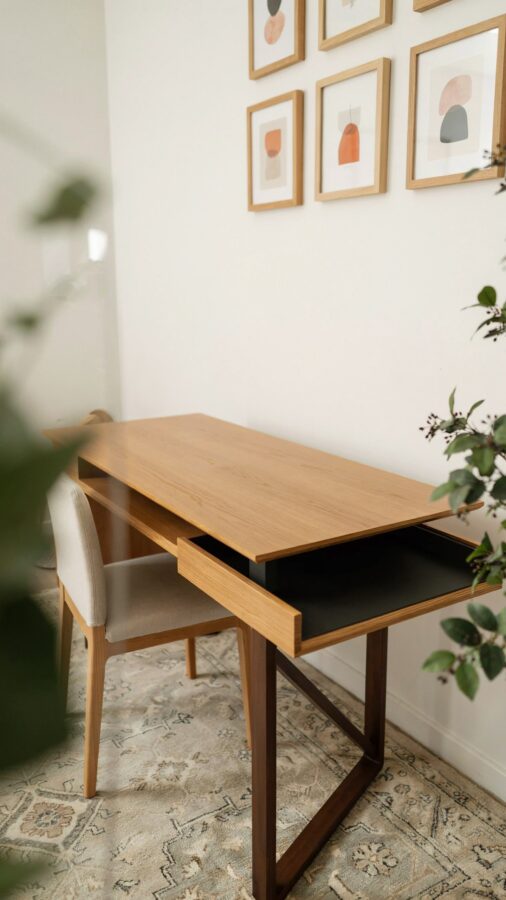 Transformer Table | Small Space Home Office Desk Ideas | Minimalist Workstation Setup