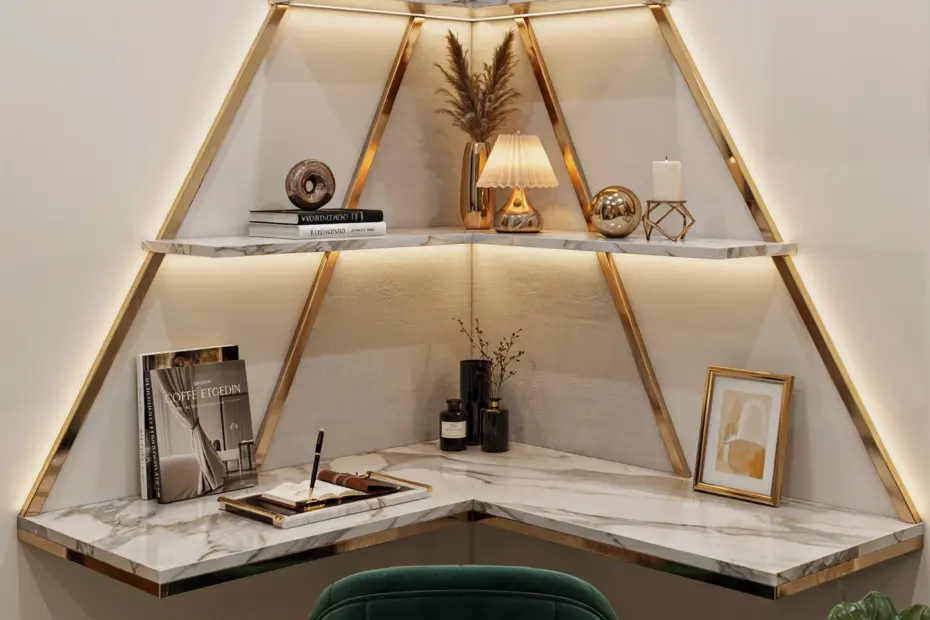 Corner Desk Ideas for Small Spaces | DIY Home Office Station Setup