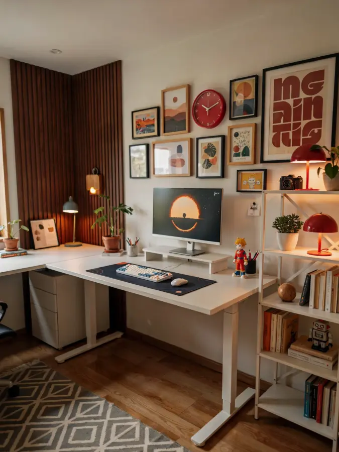 Home Office Desk Setup Ideas | Boost Productivity with Ergonomic Furniture | Small Space Solutions