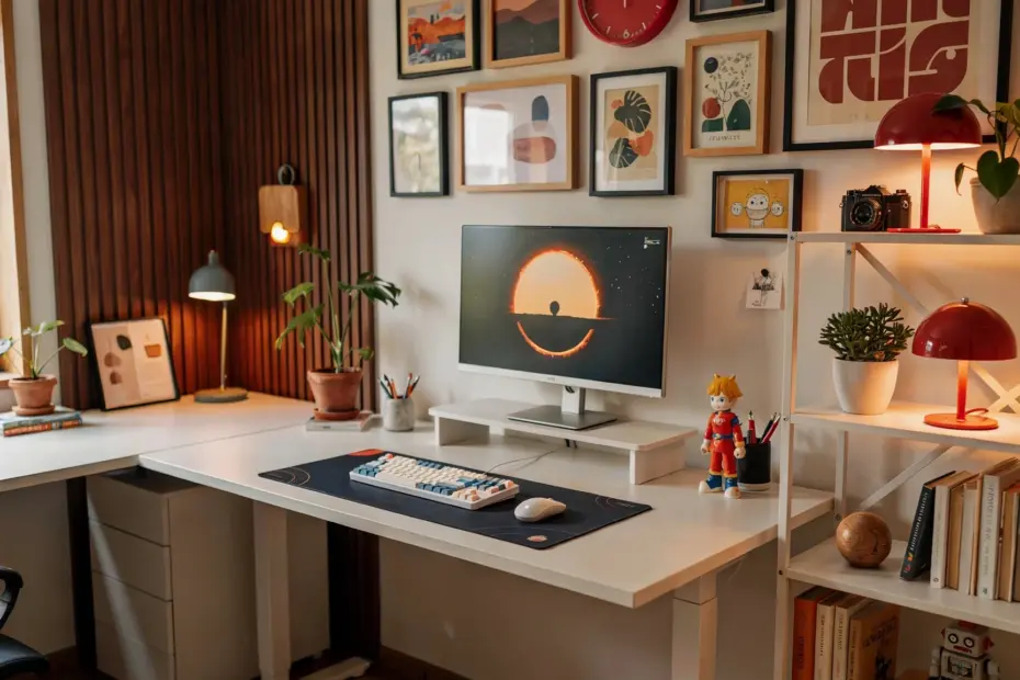 Home Office Desk Setup Ideas | Boost Productivity with Ergonomic Furniture | Small Space Solutions
