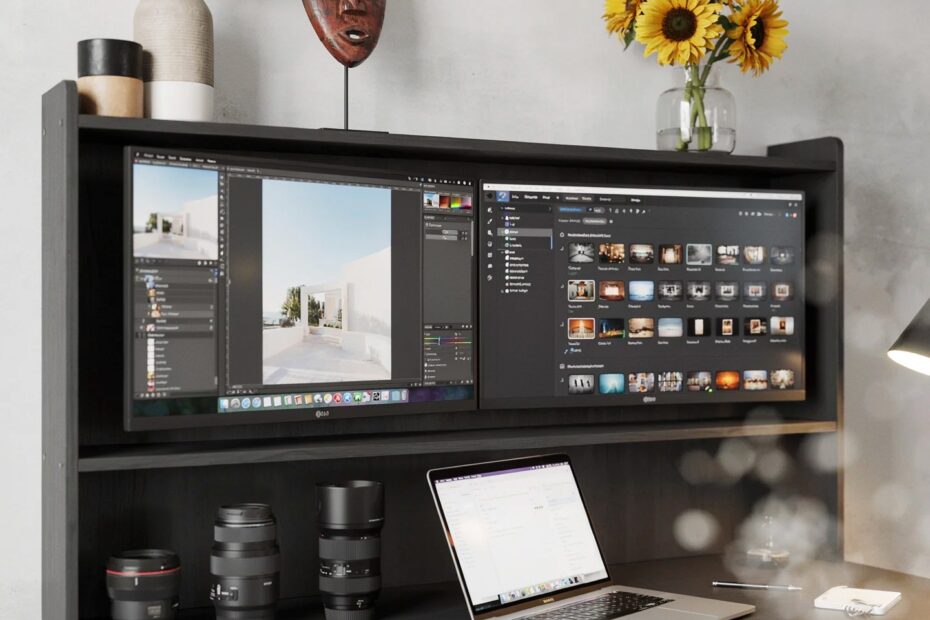 DropTop Wall-Mounted Desk | 42% More Productivity | Home Office Workspace