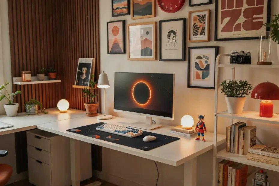 Interior Design Room Inspo: Cozy Home Office Desk Setup Ideas